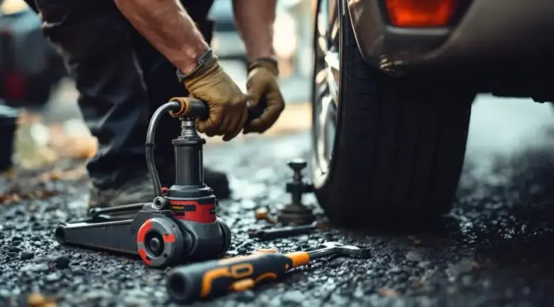 Flat Tire Change Service Zachary